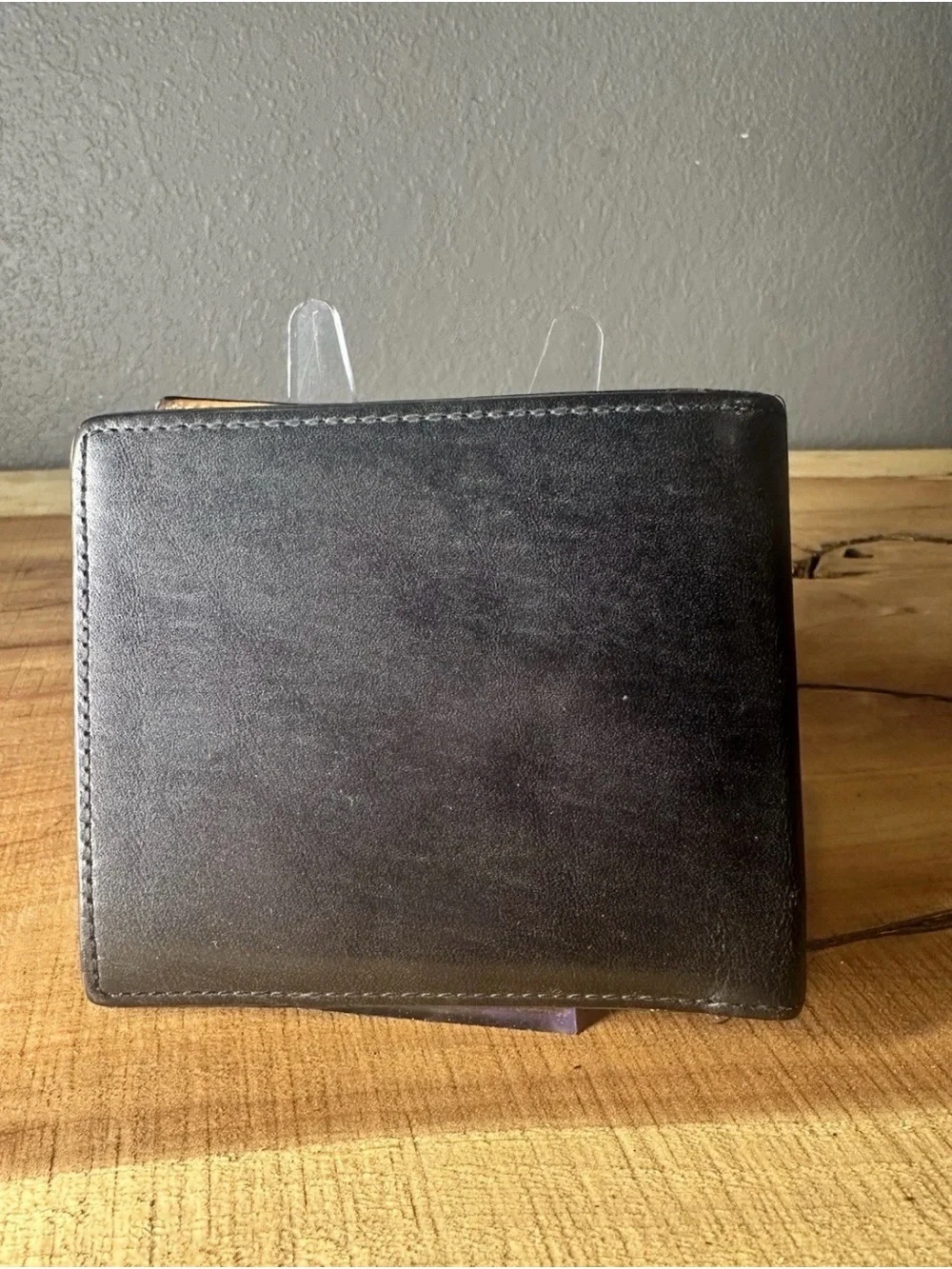 Paul Smith Black Leather Bifold Wallet w/ Coin Pouch